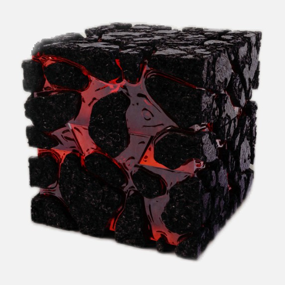 Volcano in a Box, scatola apribile con lava